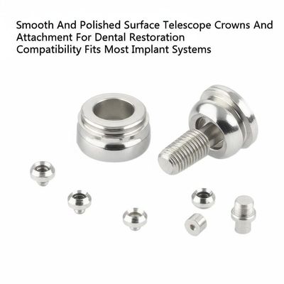 購入 Smooth And Polished Surface Telescope Crowns And Attachment For Dental Restoration Compatibility Fits Most Implant Systems オンライン製造